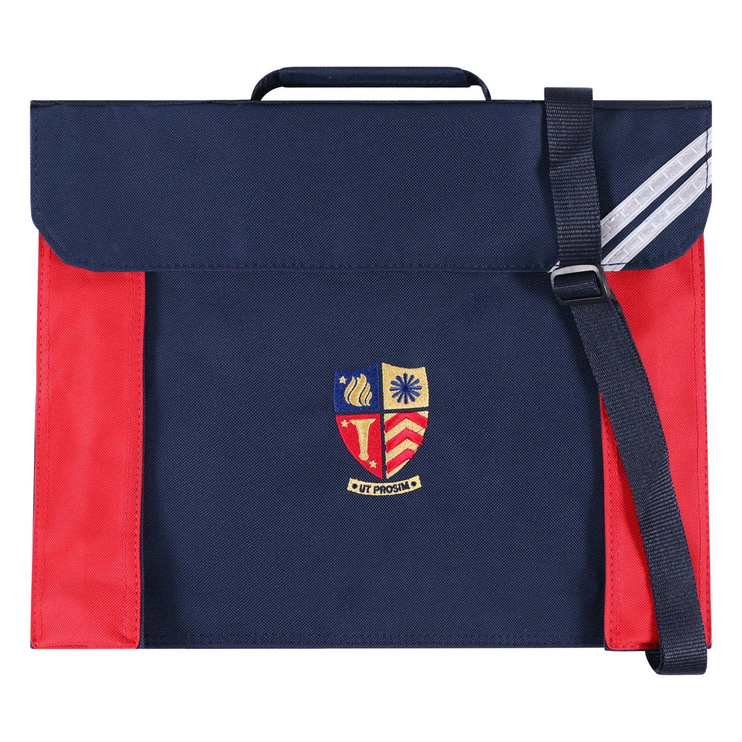 Crested Book Bag