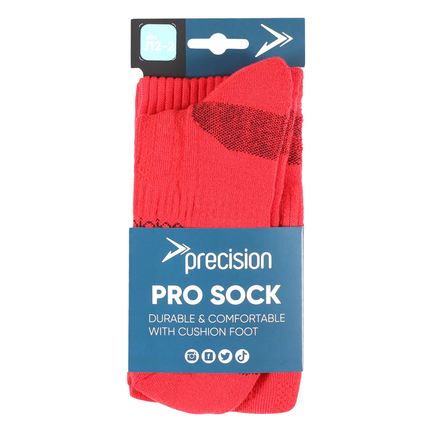 Precision Red Football Socks