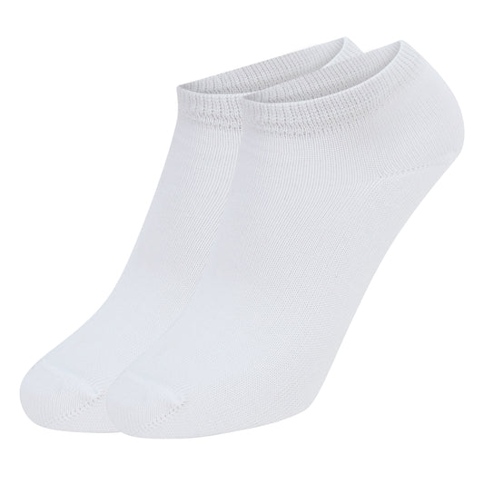 White Sports Socks - No Show