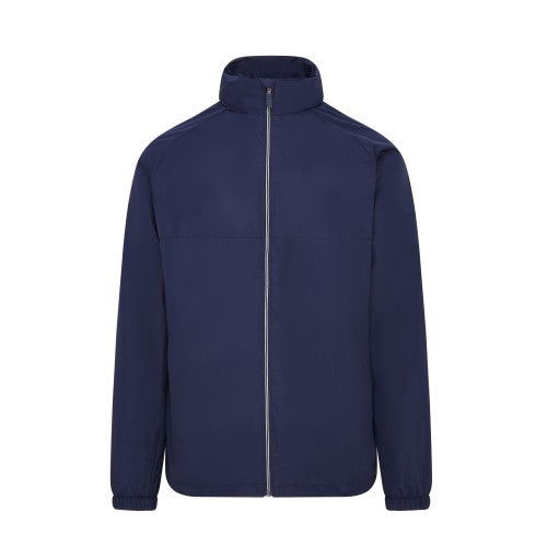 Navy Showerproof Jacket with concealed Hood