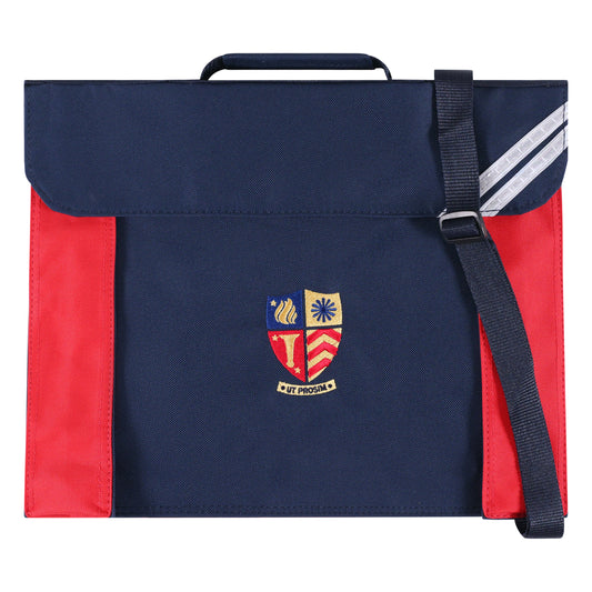 Crested Book Bag