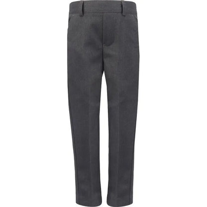 Elasticated Back Junior Grey Trousers