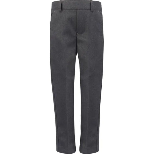 Elasticated Back Junior Grey Trousers