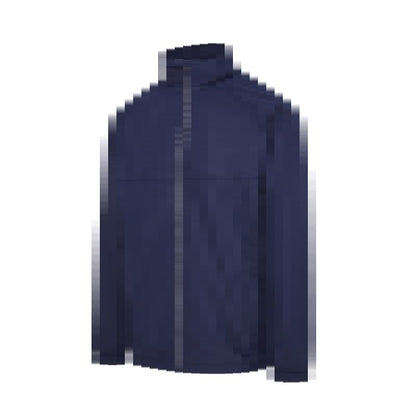 Navy Showerproof Jacket with concealed Hood