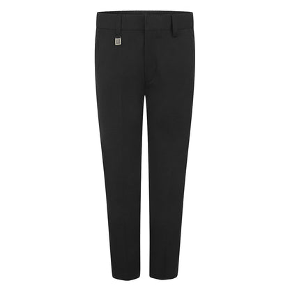 Elasticated Back Junior Black Trousers