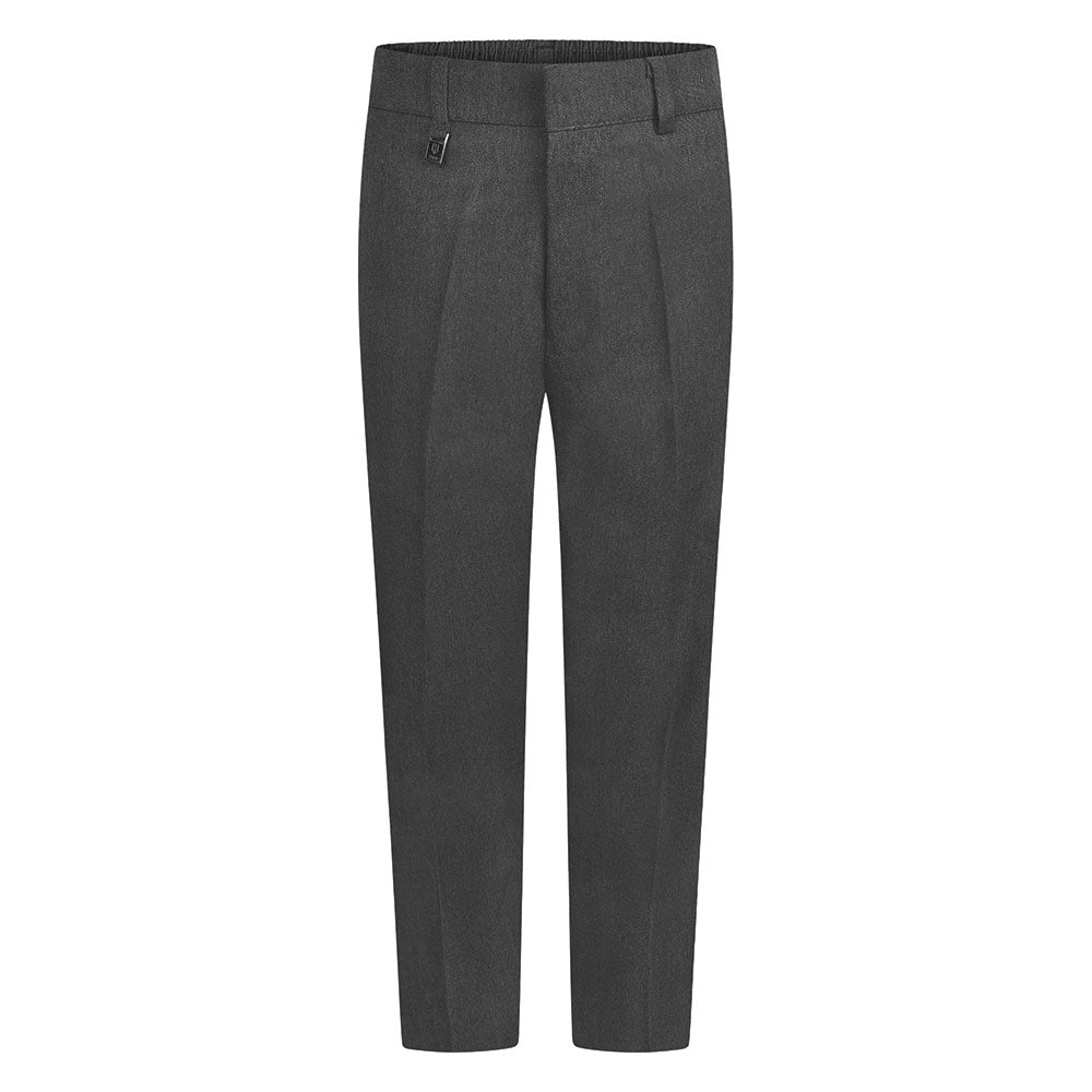 Elasticated Back Junior Grey Trousers