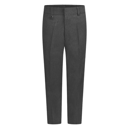 Elasticated Back Junior Grey Trousers